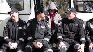 Polair 4 visits a seriously ill child - Kelso Public School