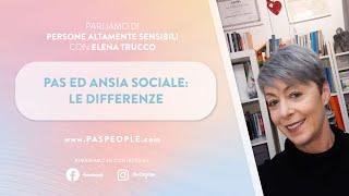 Differenza tra ansia sociale e la paura di socializzare di noi Pas