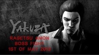 Yakuza: Dead Souls - Rasetsu Amon Boss Fight (Ex Hard) [1st of May 2013]