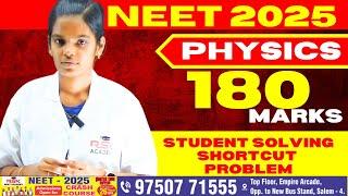 How to solve NEET Physics problems Quickley | Solution given by RSK Future doctor | NEET 2025 tips 2
