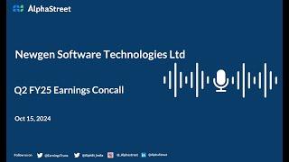 Newgen Software Technologies Ltd Q2 FY2024-25 Earnings Conference Call