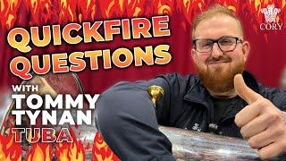 Quickfire Questions  with Cory Band Principal Eb Tuba, Tommy Tynan.