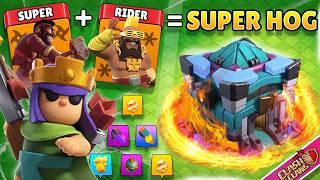 Best Super Troop Army in Th13 || (Top 3) Easy Super Hog Rider Attack Strategy