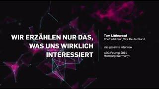 Die neue Generation der Journalisten: Interview mit Tom Littlewood auf dem ADC Festival 2014