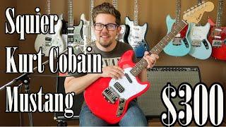 Budget Kurt Cobain Guitar | Squier Oranj-Stang Mustang Breakdown & Review