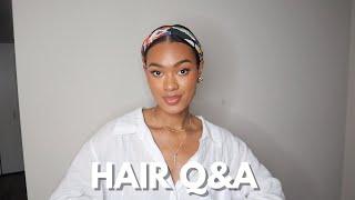 Straight Hair Natural Q&A Answered! Heat Training Natural Hair