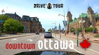 Driving Around Downtown OTTAWA  //  Canada’s Capital City  //  4K Drive Tour  //  2024