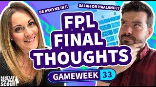  FPL FINAL THOUGHTS GW33 | Az + Sam (LIVE Q&A) | Fantasy Premier League Tips 2023/24