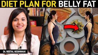 Ultimate Diet Plan to Lose BELLY FAT Fast in Hindi | Fat Loss / Weight Loss Diet by I'MWOW