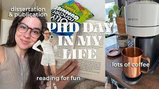 GRAD SCHOOL VLOG: treating my PhD like a 9-5 job 