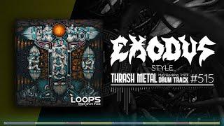 Thrash Metal Drum Track / Exodus Style / 200 bpm