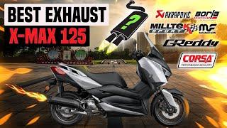 Yamaha X-MAX 125 Exhaust SoundAkrapovic,Arrow,GPR,IXRace,JCosta,LeoVince,Mivv,Scorpion,Yasuni