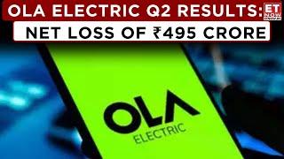 Ola Electric Q2 Loss Narrows To Rs 495 Cr | Company Posts First Quarterly Earnings Since IPO