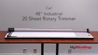 Carl 48" Industrial 20 Sheet Rotary Trimmer - MR-48