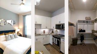 Tour of brand new two bedroom luxury apartment in the Houston Heights!