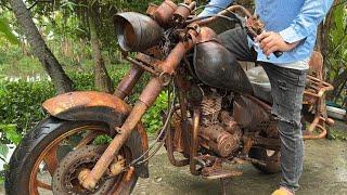 Full Ｈａｒｌｅｙ davision built | Ｒestored dusty motocycle