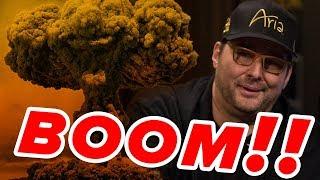 Hellmuth Goes NUCLEAR Against Twitch Poker Pro | Match 2 Round 2 A - King of the Hill 2