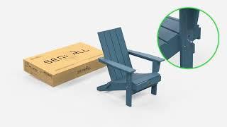 Modern Folding Adirondack Chair Assembly Guide