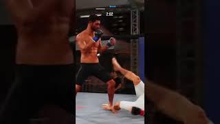 UFC 4 BROKEN NECK KO! #shorts #ufc4 #ufc #easports #easportsufc4