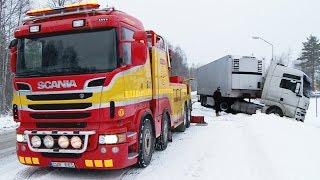 Scania 8x4 Boniface vs MAN - Heavy Recovery -  Sweden