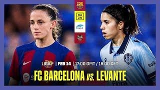 Barcelona vs. Levante | Liga F 2023-24 Matchday 14 Full Match