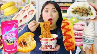 Hot Dog Noodle Shop All-in-One Korea Mukbang DONA