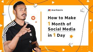 How To Make 1 month of Social Media Content in 1 Single Day