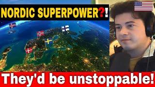 American Reacts What if the Nordic countries united?