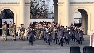 British Army Band Tidworth Medal Parade Royal Artillery Barracks Woolwich