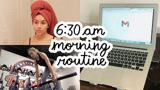 6:30am productive morning routine ️