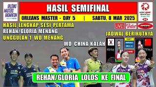 UNGGULAN CHINA KALAH ~ Hasil Semifinal Orleans Master 2025 Hari Ini ~ REHAN/GLO LOLOS KE FINAL