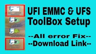 UFI EMMC & UFS (Latest Version) TOOLBOX Setup All Error Fix & Download Link II Bangla II
