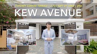 Kew Avenue 3 Storey Corner Terrace House For Sale - Singapore Landed Property | Lionel Ryan