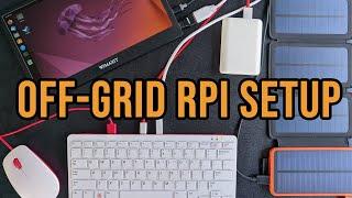 Didn't think this would work! - Off-Grid Raspberry Pi Setup with Wimaxit 12 inch monitor