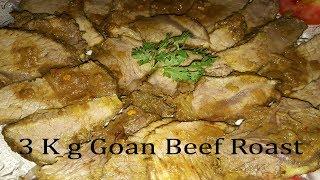 Goan Beef Roast Recipe | How to make goan beef roast | Goan Recipes | Cooking Addiction Goa.