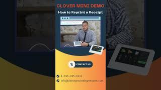 Clover Mini POS | Clover Mini Demo: How to Reprint a Receipt | Clover POS | Clover Point of Sale |