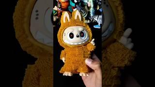 3D-Printed Golden Labubu. #labubu