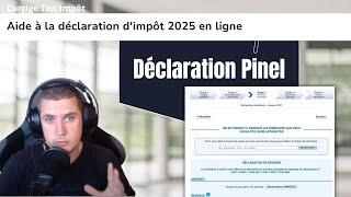 Pinel tax return online 2025. Box-by-box tutorial.