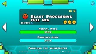 Geometry Dash - Blast Processing (FULL VER) All Coin /  Partition