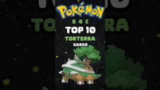 Top 10 Most Expensive TORTERRA Cards (RAW PRICES - Summer 2024) #shorts  #torterra    #pokemon  #tcg