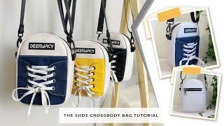 The Shoe Crossbody Bag | Zippered Pocket Bag Tutorial | #Deemarcy