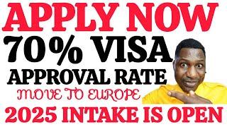 APPLY NOW|70% VIZA RATE|2025 INTAKE IS OPEN|STUDY IN EUROPE|MOVE WITH FAMILY