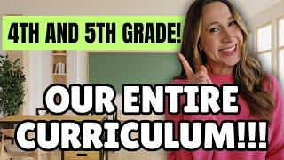 Homeschool Curriculum Picks for 4th and 5th Grade/Elementary School - Our ENTIRE Curriculum!