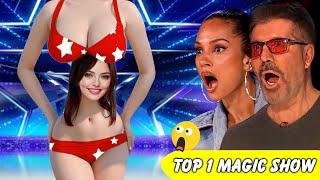 Golden Buzzer for Sacred Riana’s Mesmerizing Magic Performance | AGT 2024 Shocks Audience