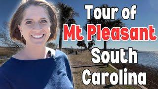 All About Mt Pleasant SC | FULL VLOG TOUR of MOUNT PLEASANT SC | Where to Live in Charleston SC