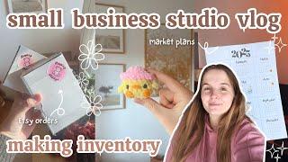 Come to work with me as a part-time small business owner/  Etsy orders, spring amigurumi, markets 