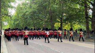 Massed Bands of the Guards Division March to the Musical Military Spectacular