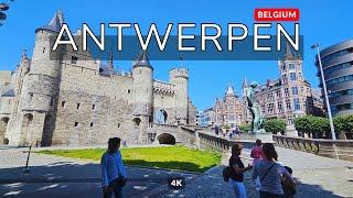 Antwerpen, Belgium  Amazing Autumn City Walk - 4k 60fps - Walking Tour 2023