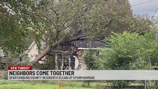 Spartanburg Co. residents unite to clear roads caused by Helene’s impact