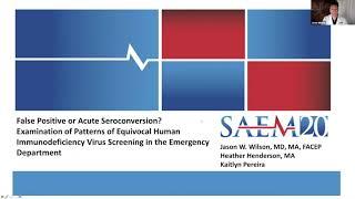 False Positive or Acute Seroconversion? Examination of Patterns of Equivocal HIV Screening in the ED